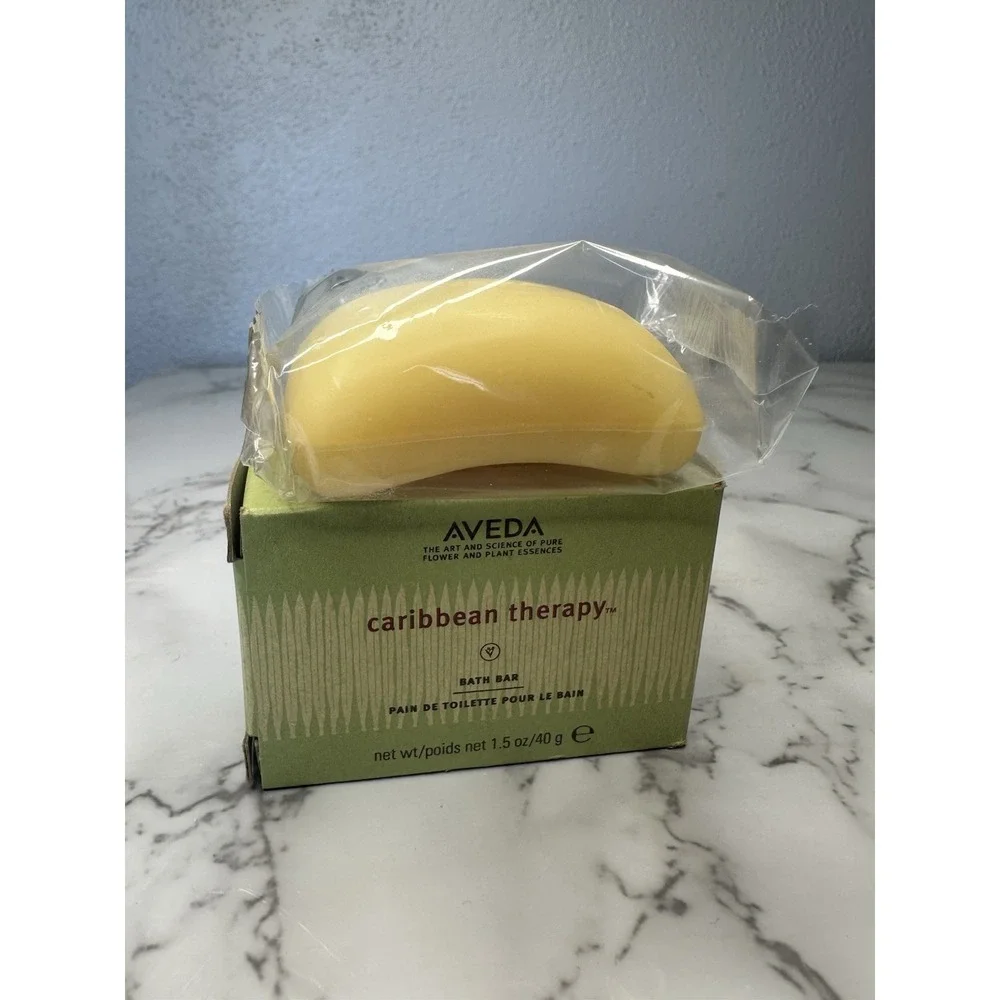 Aveda Caribbean‎ Therapy Bath Bar. Travel Size. Discontinued New Sealed 1.5oz.